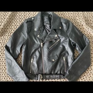 Love Tree Black Pleather Jacket